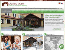 Tablet Screenshot of kazduvdvur.cz